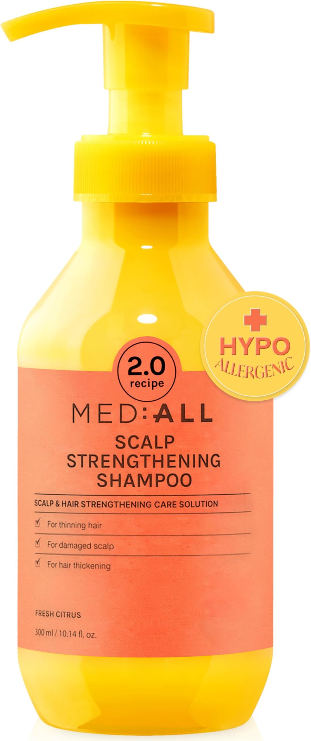 MEDIALL Scalp Strengthening Shampoo (300ml, Citrus)