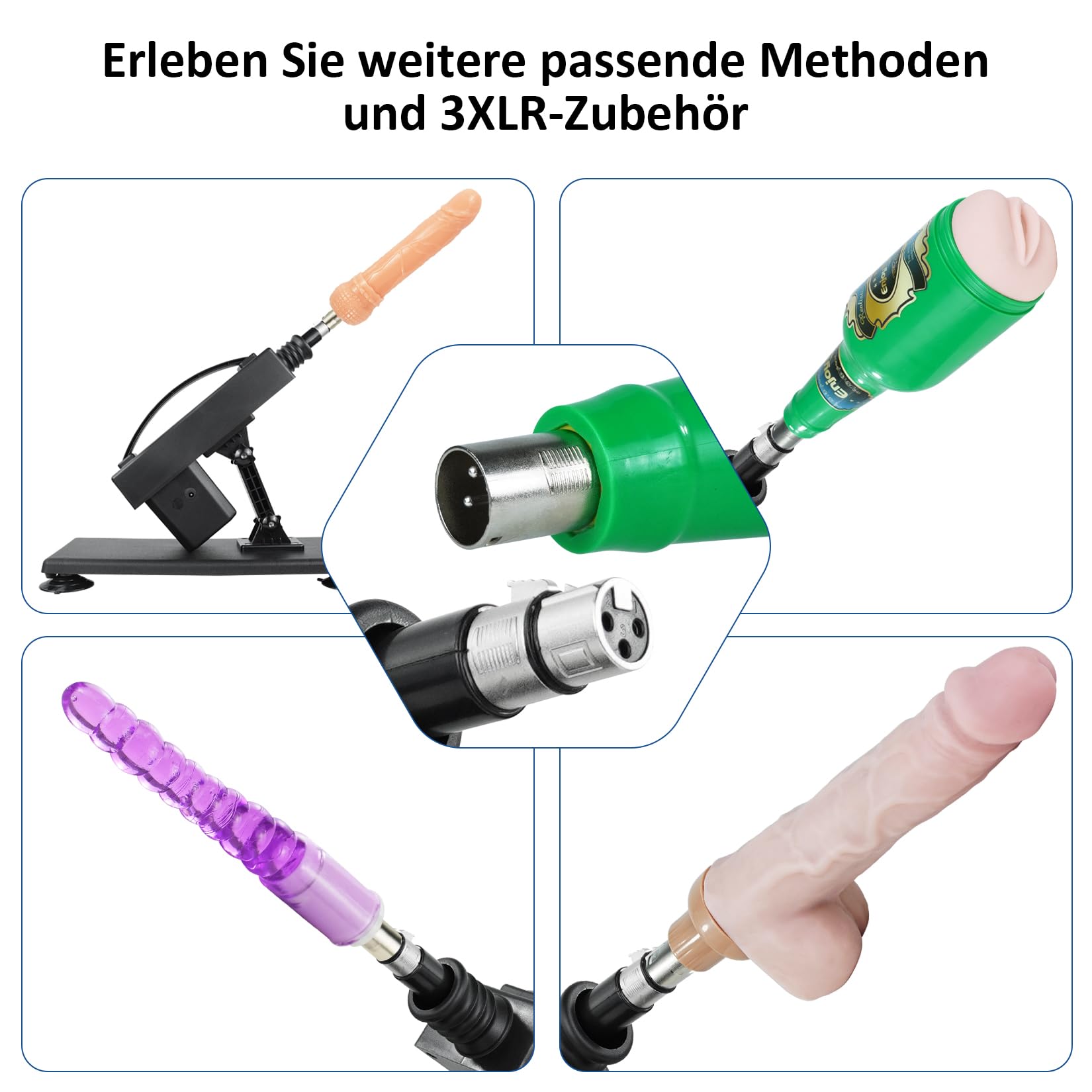 Fickmaschine,Sexmaschine mit Dildos,Fickle Maschine für Frauen Männer