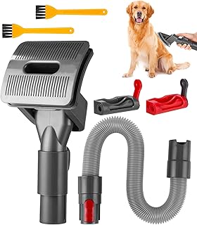 Cepillos Pelo de Perro y Gato para Aspiradora Dyson V11 V10 V8 V7,Incluye Cepillo para Mascotas,1 Manguera de extensión,2 Bloqueo de gatillo,2 cepillos