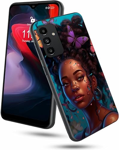 Miniatura 149 de Funda protectora para Samsung Galaxy A13 5G/A04S para Samsung Galaxy A13 5G/A04S, funda de silicona TPU suave con calavera de rosa, diseño elegante
