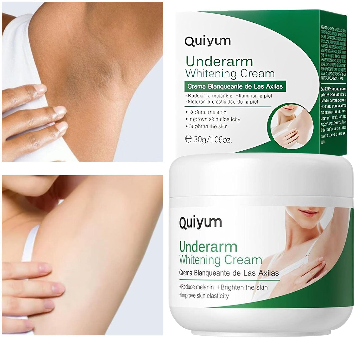 Corrector for dark spots armpits – remove dark spots, lighten black skin on the body, whitening skin white – 30 g for bikini zone, intimate zone, inner thighs, boiler