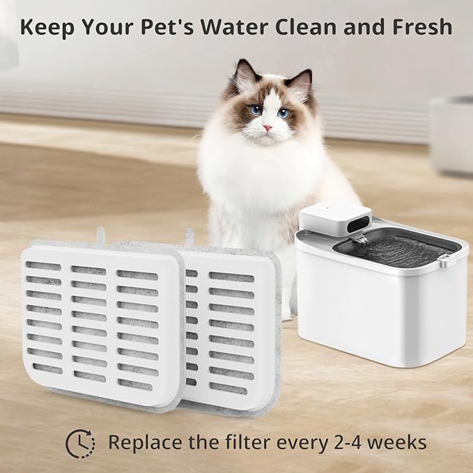 Filtro de repuesto para fuente de agua E VERSWEET MAX 3L - 10 unidades + 10 esponjas miniatura 7