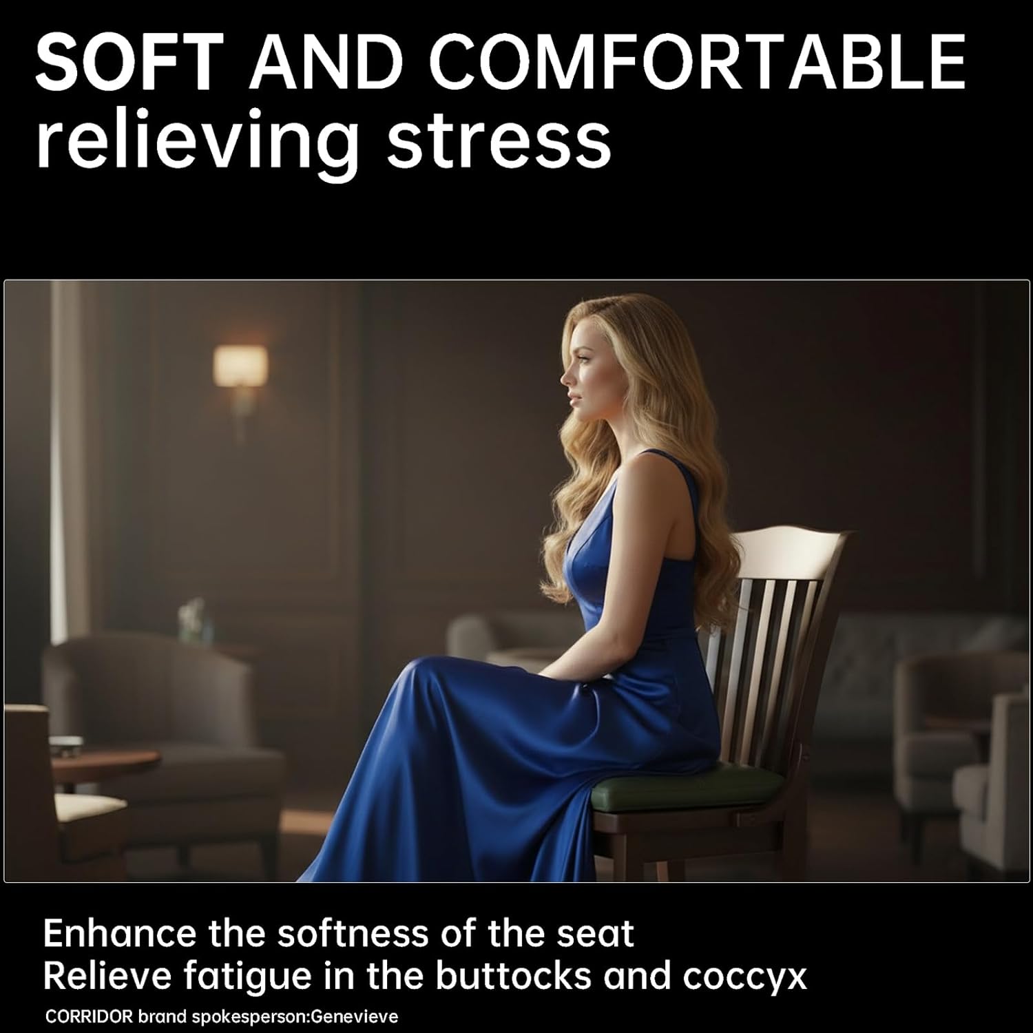 CORRIDOR SquareGenuine Leather Seat Cushion - Perfect for Restaurant Chair or Bench Leather - Easy Care Non-Slip Seat Cushion - Hand Made - Soft Feathers Fill (18" x 18" x 2")