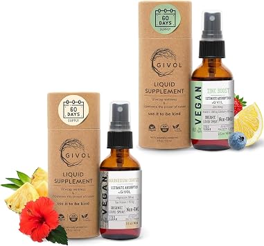 Tri Magnesium Complex - Magnesium Biglycinate, Citrate & Taurate Liquid Spray 300mg w/Raw Vitamin C and Organic ZINC Boost Mist 40mg Extra Strength - Sugar Free with VIT C and Elderberry Extract