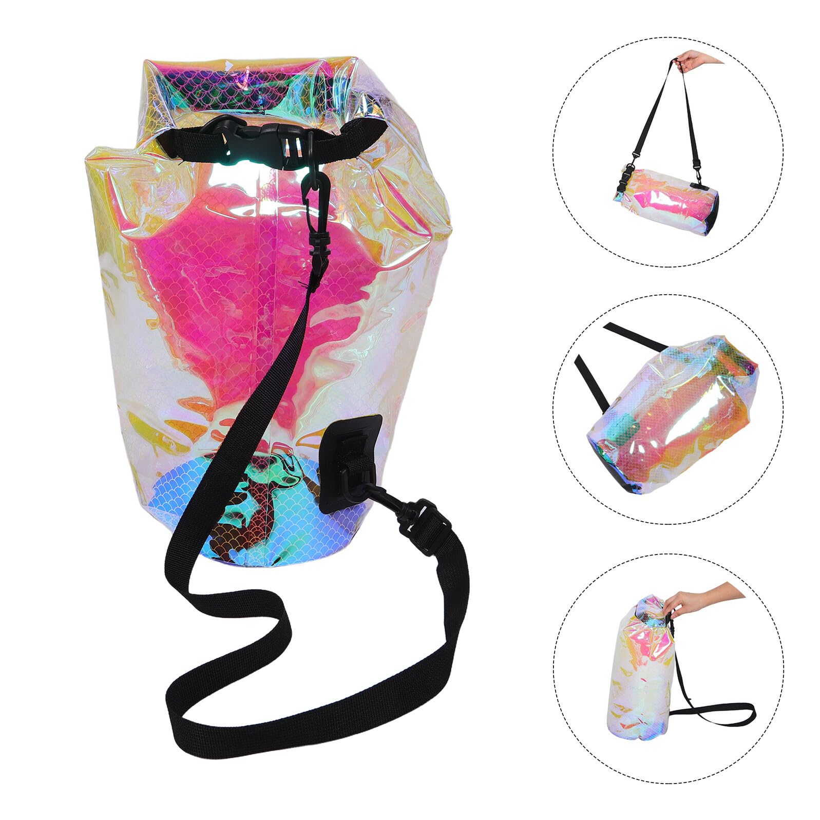 ORFOFE Bolsa para Kayak Mochila Seca Ligera con Cierre Enrollable Resistente Abrasiones para Paddle Boarding Rafting Pesca y Camping al Aire