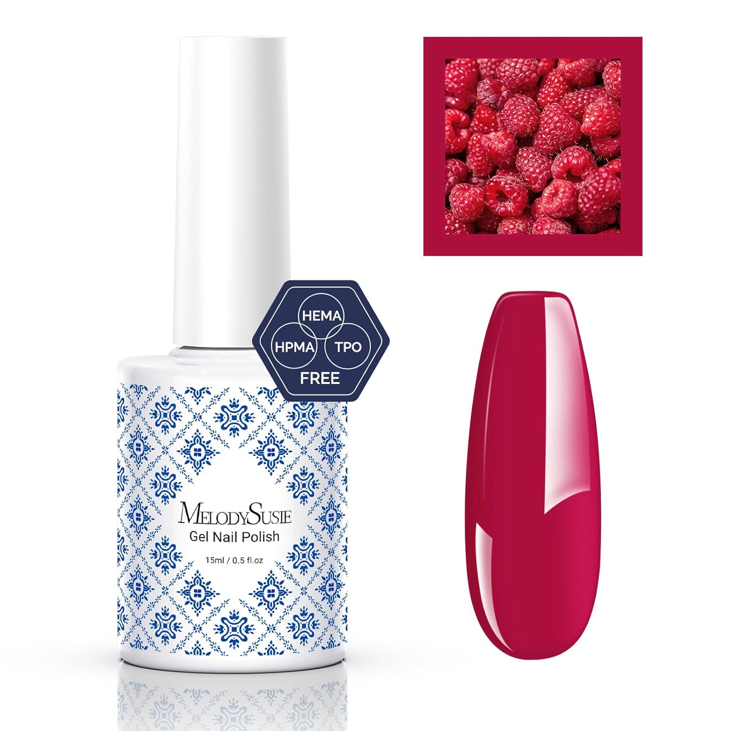 Amazon.com : MelodySusie Fleurwee Plant Based Gel Nail Polish, Hema ...