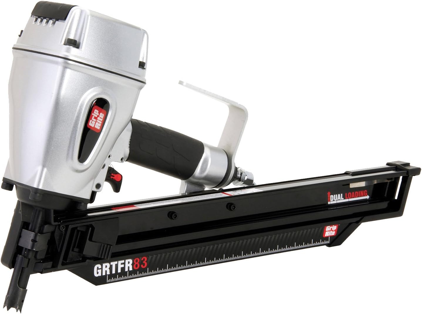 GripRite GRTFR83 RH ShortBody 21 Degree Framing Nailer, 31/4inch