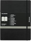 Moleskine Professional Notebook, XL, Black, Hard Cover (7.5 x 9.75)
