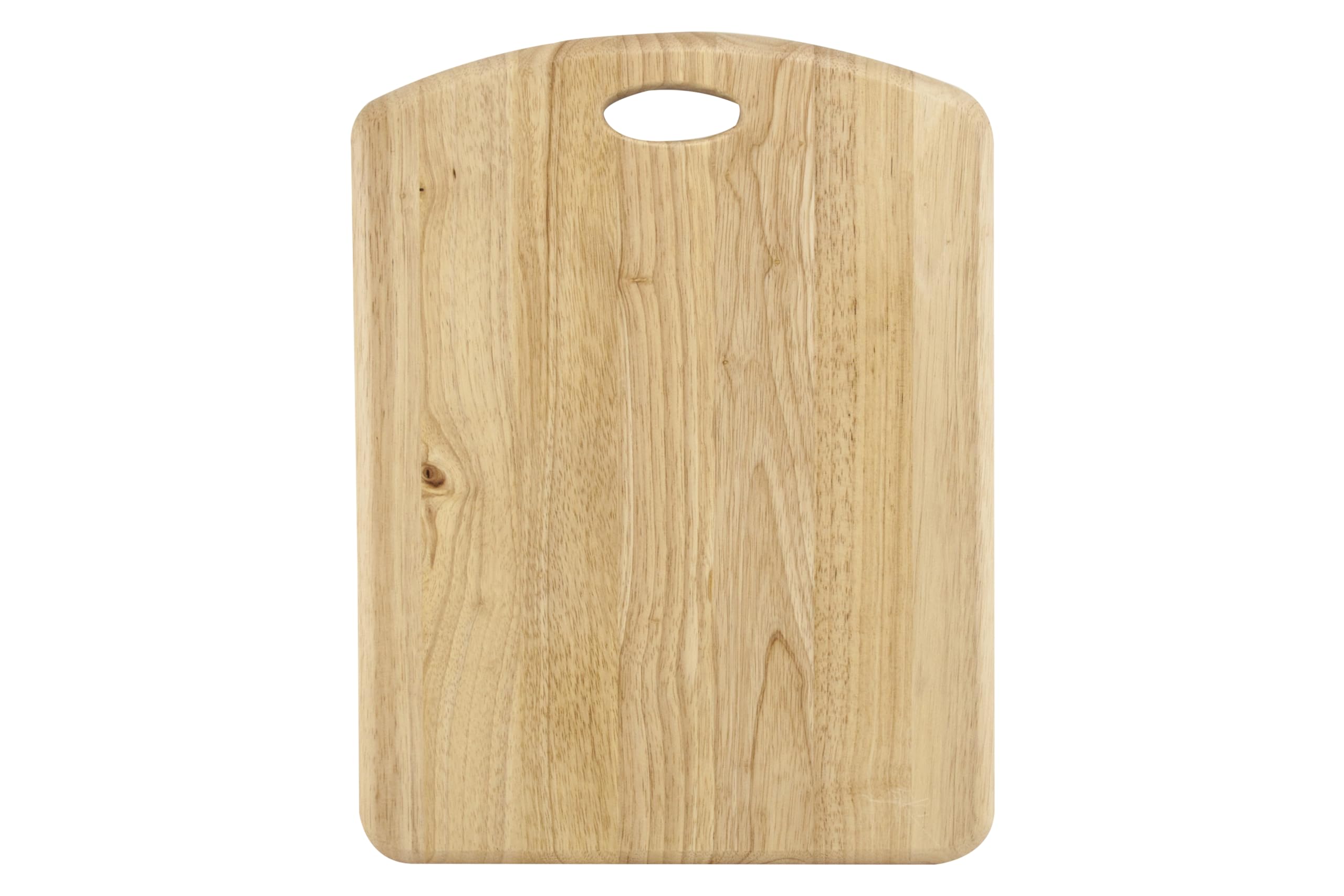 Apollo Housewares Natural Wood Apollo The Housewares Brand Rb Handle Board Small, Natural Rubber Wood, Serving Platter, Charcuterie Cheese Board, Size: Large, Natural