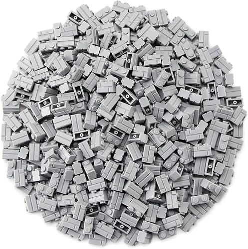 Miniatura 3 de Feleph Juego de 360 piezas de ladrillos de perfil de mampostería de 1 x 2, bloques de construcción MOC para piezas y piezas de pared, kit de