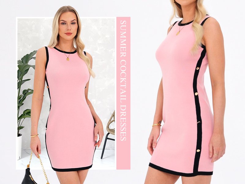 ANRABESS - Vestido Casual De Verano Para Mujer, Sin Mangas, Cuello En V