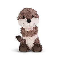 NICI 49153 Otter Oda Cuddly Toy 25 cm Grey Slimming Soft Plush Cute Plush Toy for