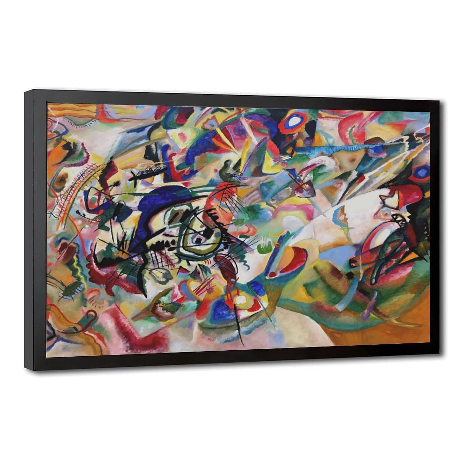 Toile tendue Composition VII Kandinsky décor de bureau - 8