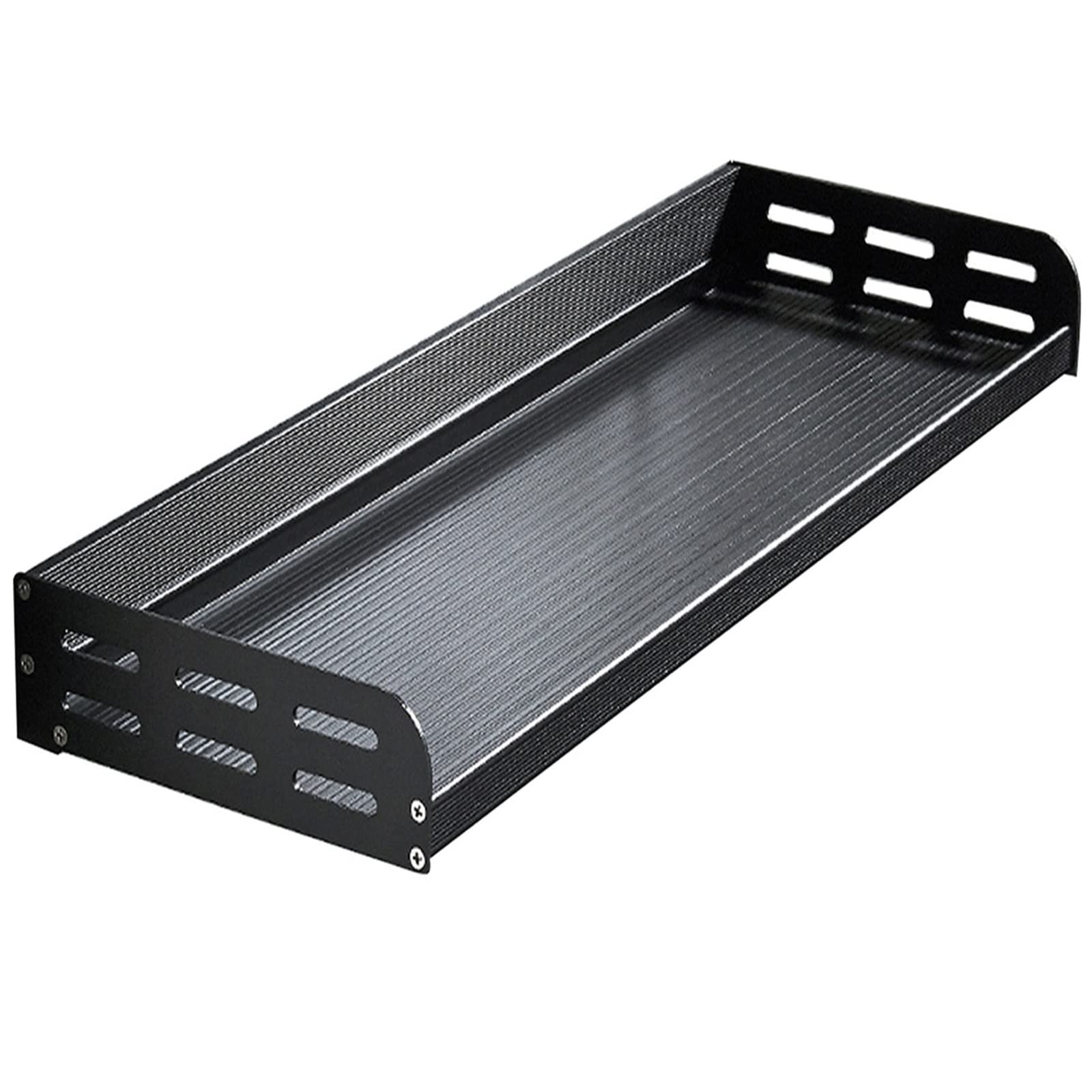 GLETSF Wall-Mounted Microwave Storage Rack, Aluminum Space-Saving Shelf, Versatile Kitchen, Sturdy Microwave Holder, Wall Support for Efficient Kitchen Storage,