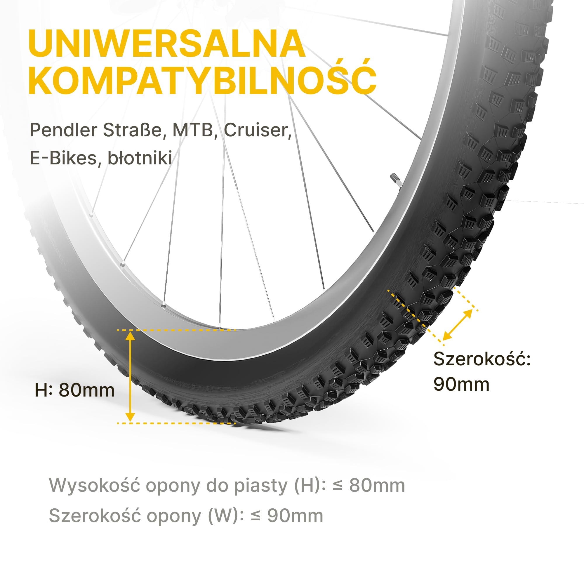 monTEK Obrotowy uchwyt ścienny na rower, wieszak na rower do garażu, uchwyt ścienny do rowerów, oszczędność miejsca, stabilny stojak na rower, pionowy stojak na rowery do 30 kg, 4 sztuki