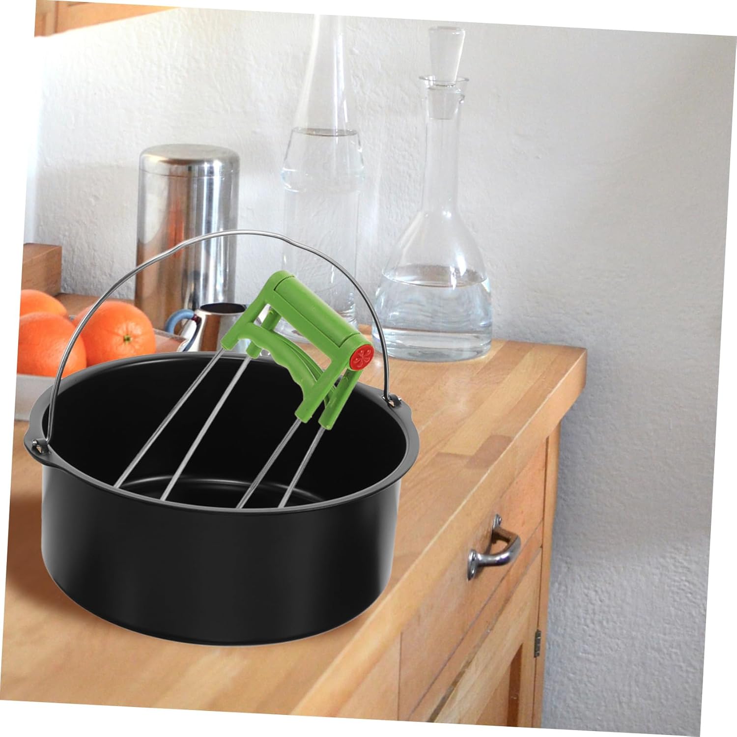 9pcs Air Fryer Kit Frying Pan Dishwasher Safe Set for Air Fryer Cake Pizza Cooking Tools