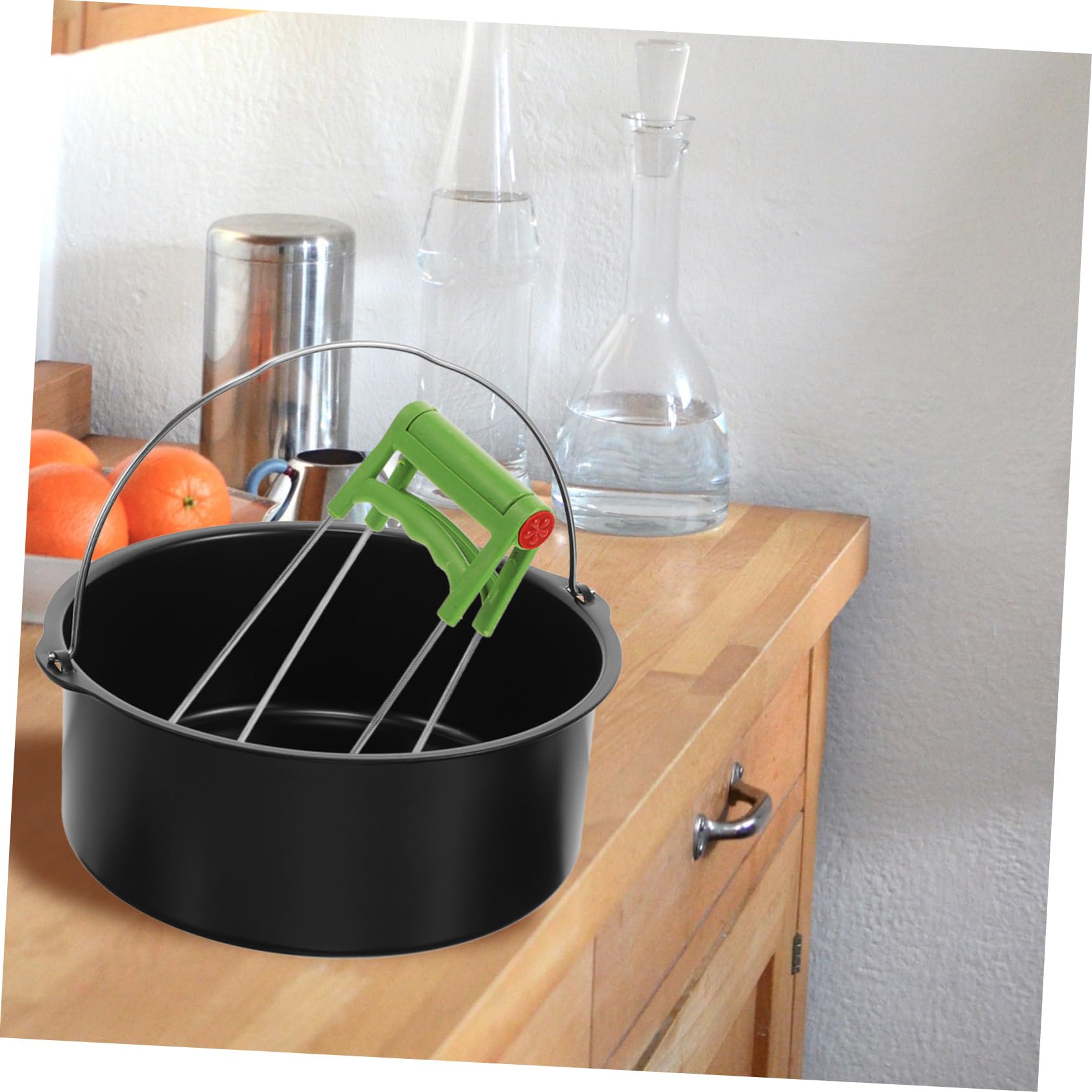 Garneck 9 Pezzi8 accessori per friggitrice ad aria mini tortiere per la cottura padella pentola per frittata padelle per frittata tortiera per pizza fornello per friggere ad aria