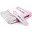 25PCS Mini Size PANA Professional Double Sided Nail Files - Zebra, 180/180 Grit - Emery Board Nail Buffering File Manicure Pedicure Nail Polisher Washable