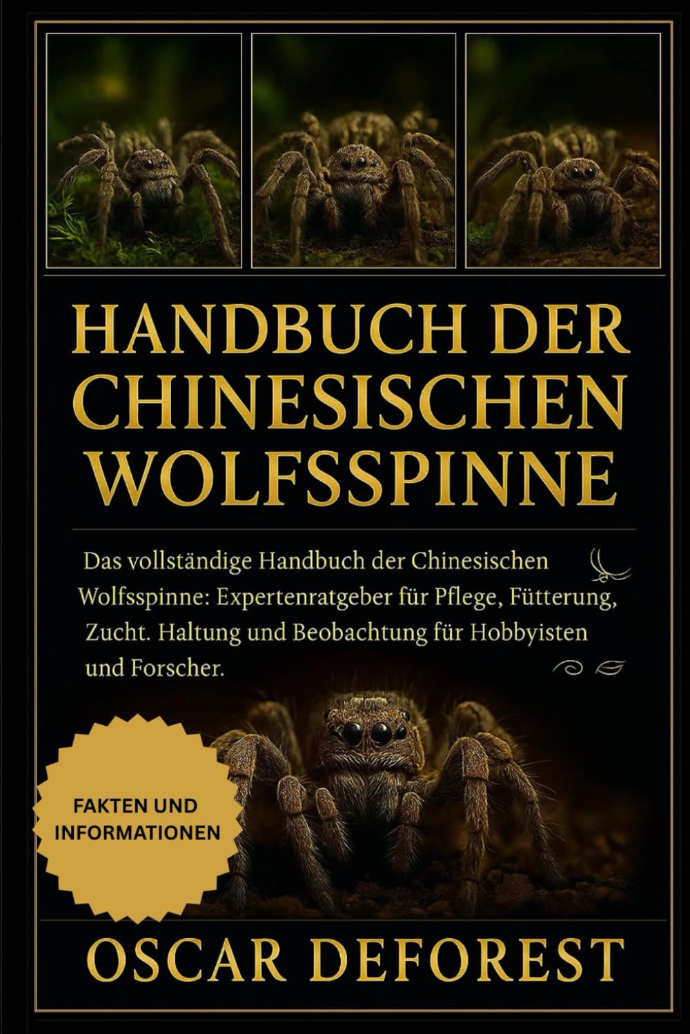 Handbuch der Chinesischen Wolfsspinne: Das vollständige Handbuch der Chinesischen Wolfsspinne: Expertenratgeber für Pflege, Fütterung, Zucht, Haltung und Beobachtung für Hobbyisten und Forscher.