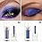 evpct 2Pcs Royal Sapphire Blue Duochrome Chameleon Liquid Eyeshadow, Multichrome Metallic Glitter Liquid Eye Shadow Makeup for Women, Waterproof Multi Color Shifting High Pigment Iridescent Eyeshadow
