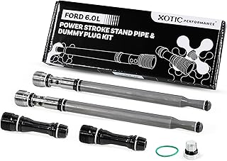 Upgraded Stand Pipe & Dummy Plug Replacement Kit for 2004.5-2010 Ford 6.0L Powerstroke F250/F350/F450/F550 | 6E7Z-9A332-B | Fuel Supply Tube - Xotic Performance™ SP100