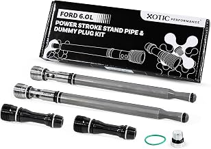 Upgraded Stand Pipe & Dummy Plug Replacement Kit for 2004.5–2010 Ford 6.0L Powerstroke F250/F350/F450/F550 | 6E7Z-9A332-B | Fuel Supply Tube - Xotic Performance™ SP100