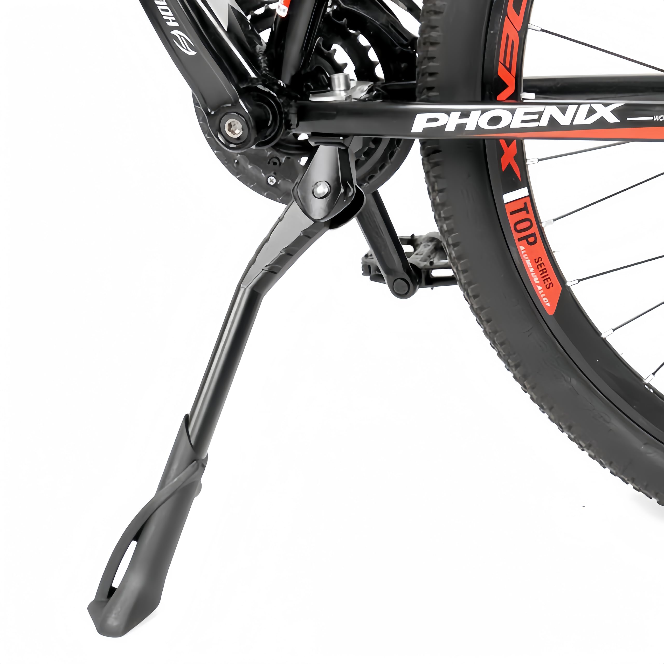 Fahrradständer 24-29 Zoll, Höhenverstellbar Fahrrad Seitenständer, Utschfest Mittelständer Bike Stand, Stabil Cube Fahrrad Ständer für Mountainbike, Rennrad, Trekkingrad, Pendlerfahrräder