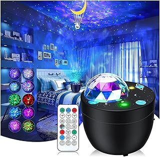 XNHAFW Galaxy Projector Night Light Galaxy Planetarium Projector Starlight Projector with Remote Control 40 Colors Galaxy 360 Globe Projector Gift for Ceiling Bedroom Baby Kids Adults