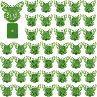 50PCS Plant Clips for Climbing Plants, Adhesive Plant Mounting Brackets for Gardening Cable Management