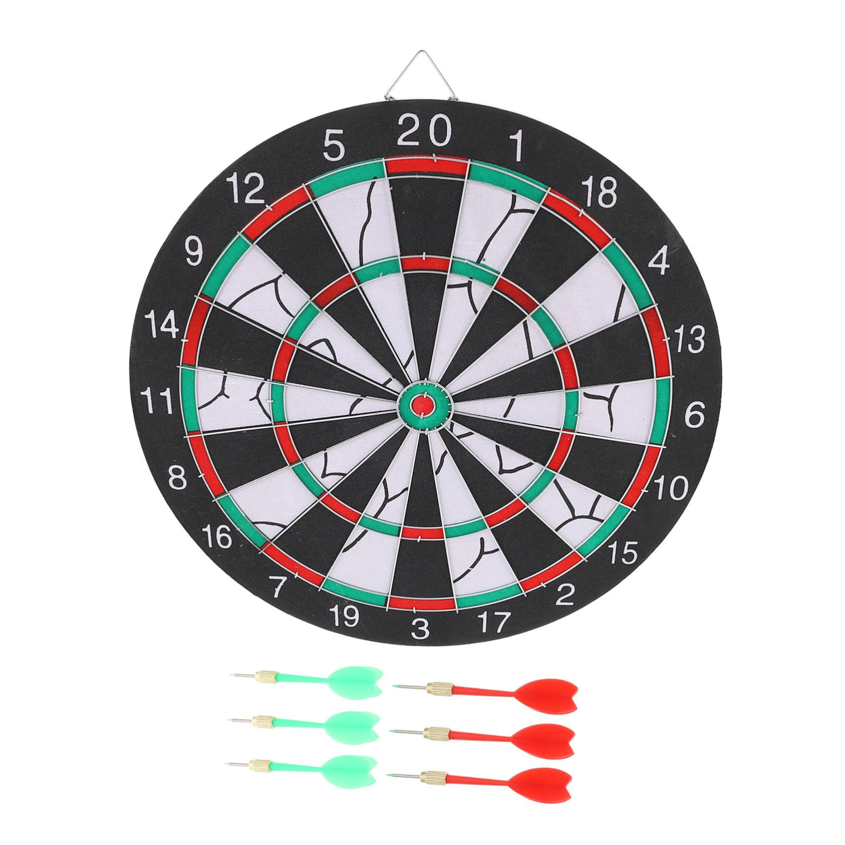 OSOLADY 1 Set Double Sided Flocking Dartboard Fun Indoor Throwing Game for Adults Enhances Hand Eye Coordination for Parties Family Activities Design with Included