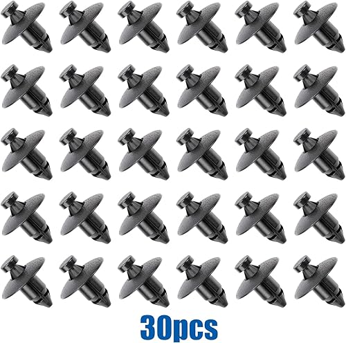 Miniatura 5 de OAUTOO 30 piezas cubierta de parachoques, revestimiento de guardabarros, moldura de maletero y clip de retención tipo empuje para Volvo 3541113 C30