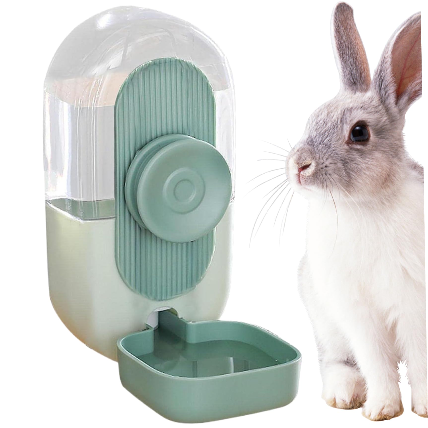 Ssguopte Rabbit Water Dispenser, 800ml Hanging Automatic Guinea Pig Water Bottle, Anti-Drip Bird Water Dispenser for Rabbit Chinchilla Guinea Pig Hedgehog Ferret