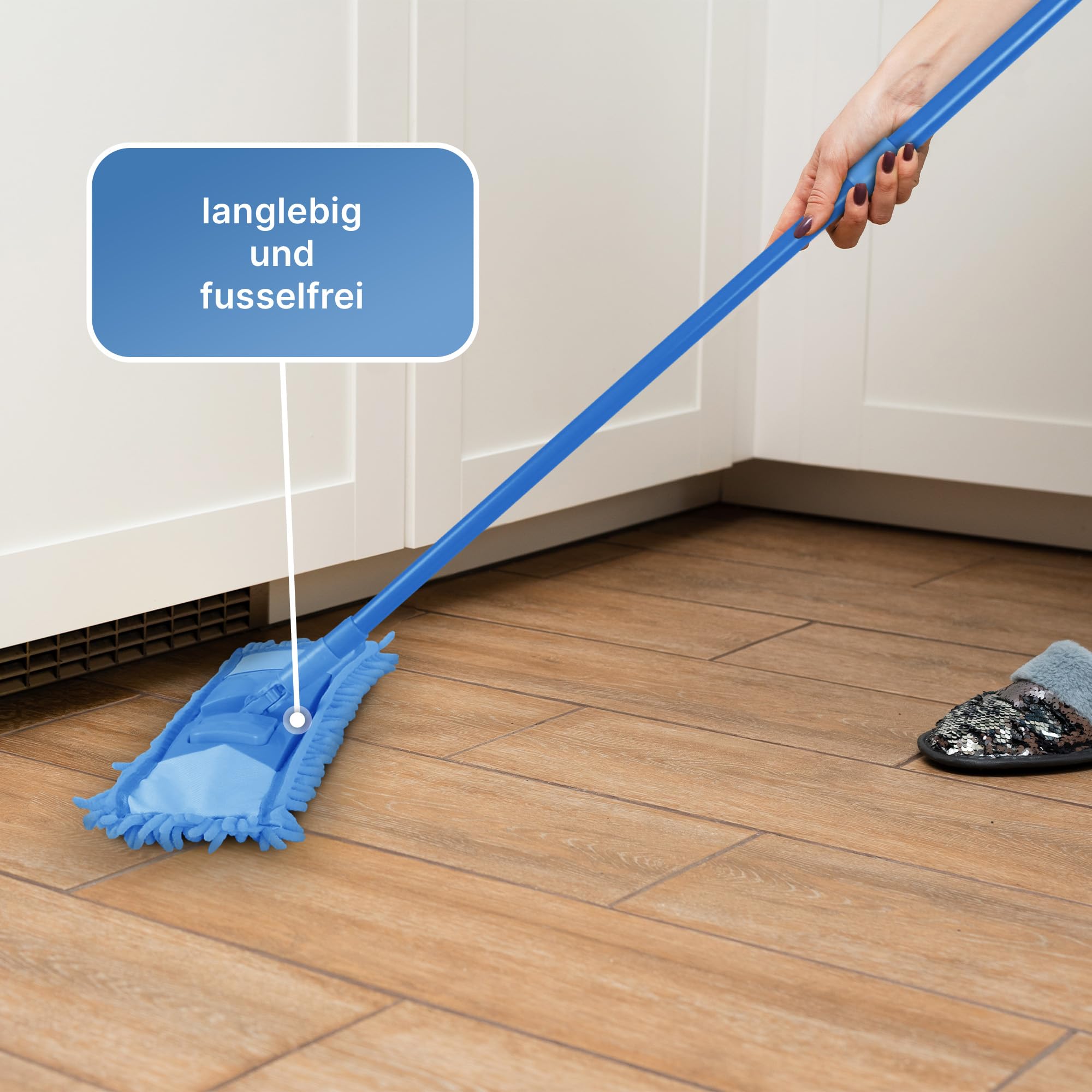 Housse De Remplacement Pour Balai, Modèle Chenille, Lavable