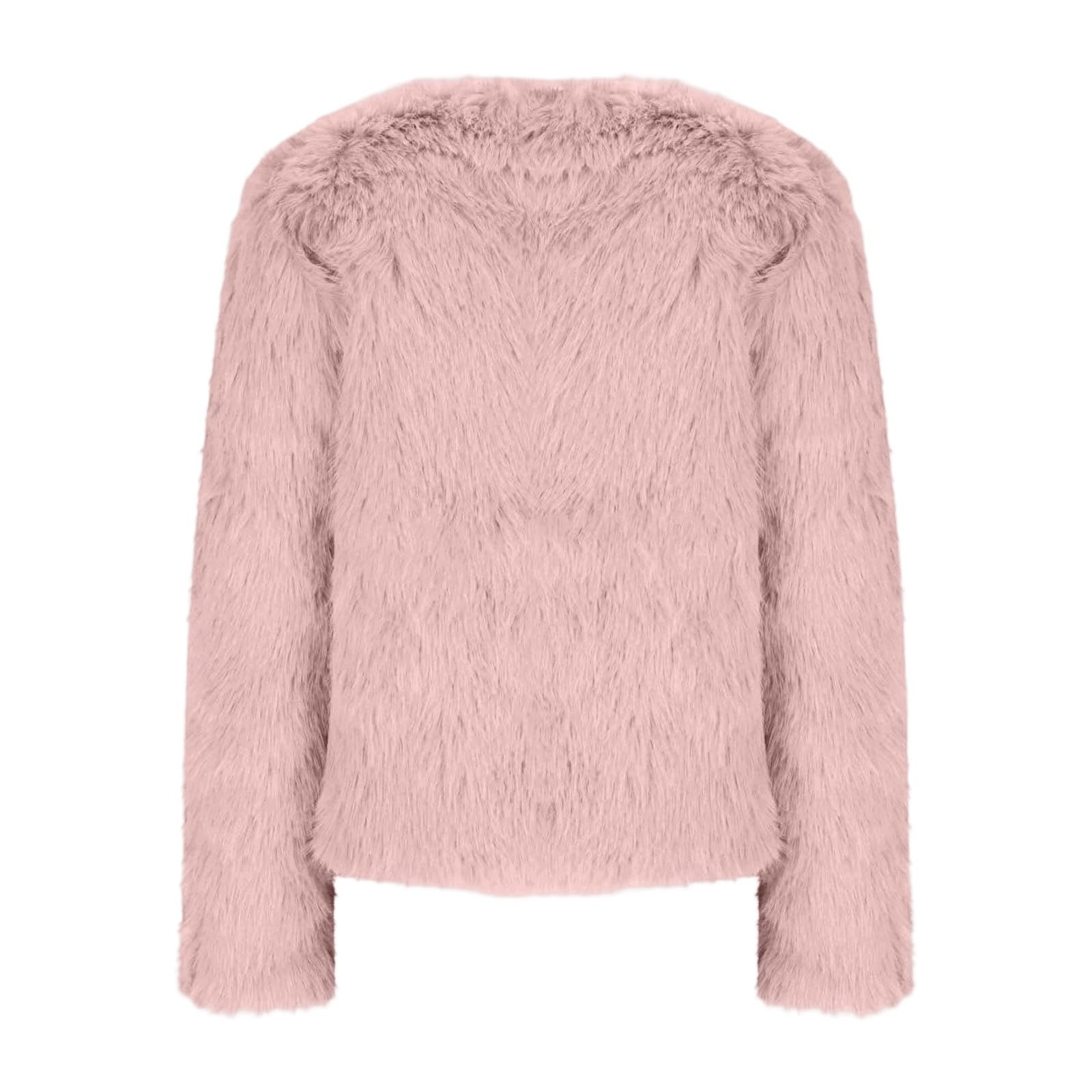 Cappotto Donna Invernale Lungo Cappotto Invernale in Similpelle, Elegante, a Maniche Lunghe, con Scollo Rotondo, Caldo e Spesso, Casual. Scuola
