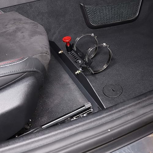 Miniatura 5 de Soporte de aluminio ajustable para extintor de incendios de liberación rápida compatible con Toyota Supra GR A90 A91 MK5 2019-2022, soporte de