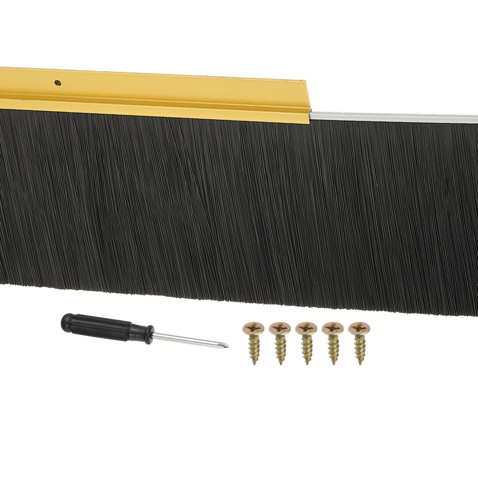 PATIKIL Door Brush Sweeps 4.72" Bristles x 47.24" Long