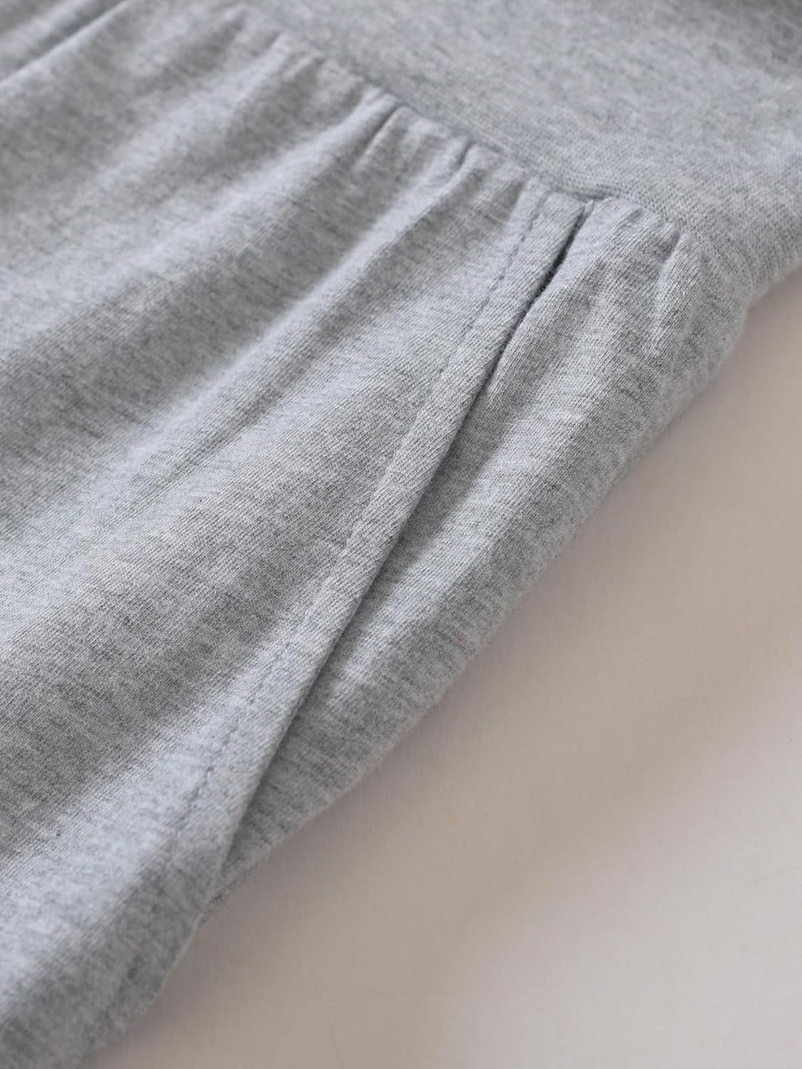 Latuza Women's High Waisted Lounge Pants Petite Length Wide Leg - Image 5