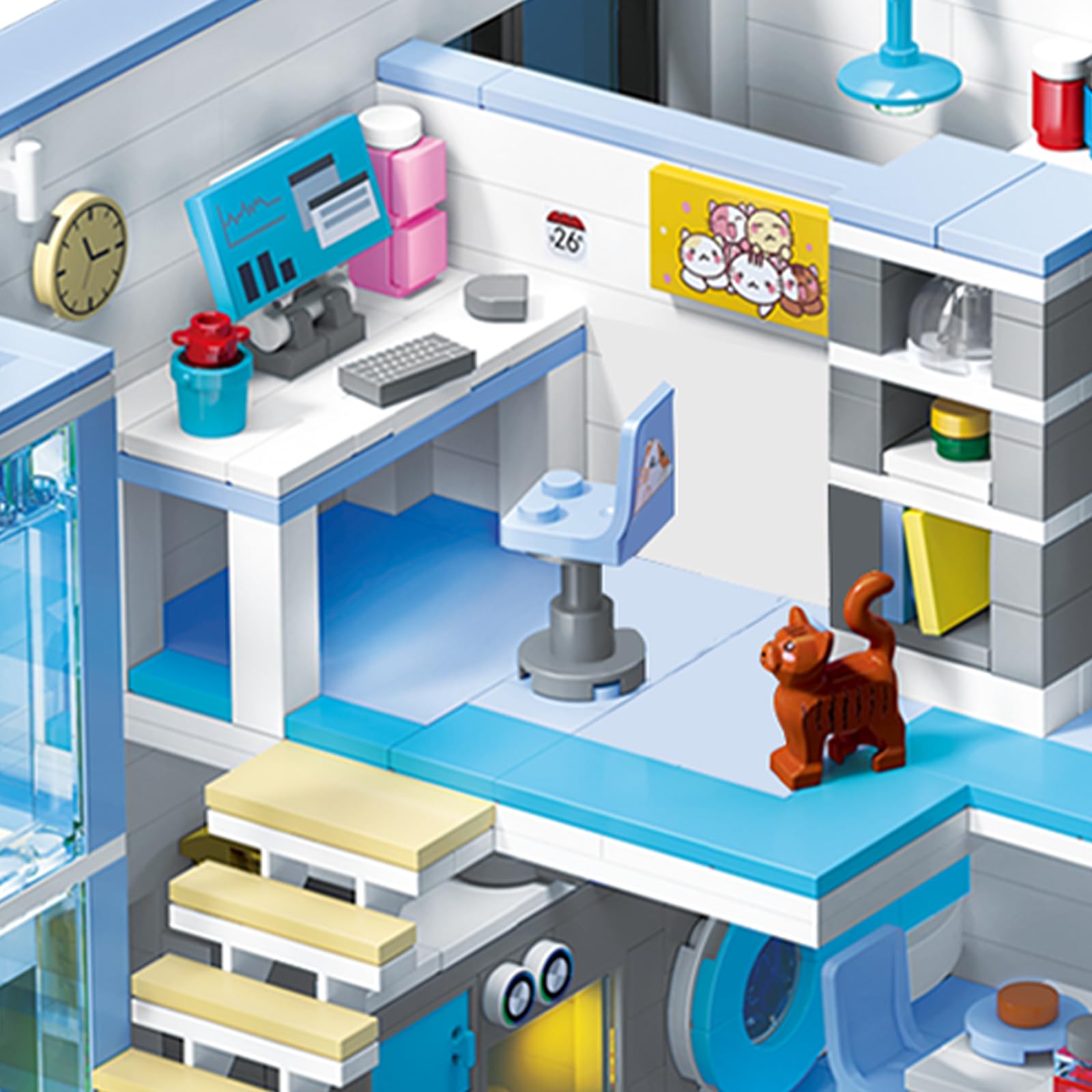 Juguete de Bloques de Construcción, Kit Mini Bloques la Casa los Amigos, Juego Bloques Modulares la Casa Dibujos Animados, Regalo Juguete Educativo para Niños Adolescentes 8+, 1235 Piezas