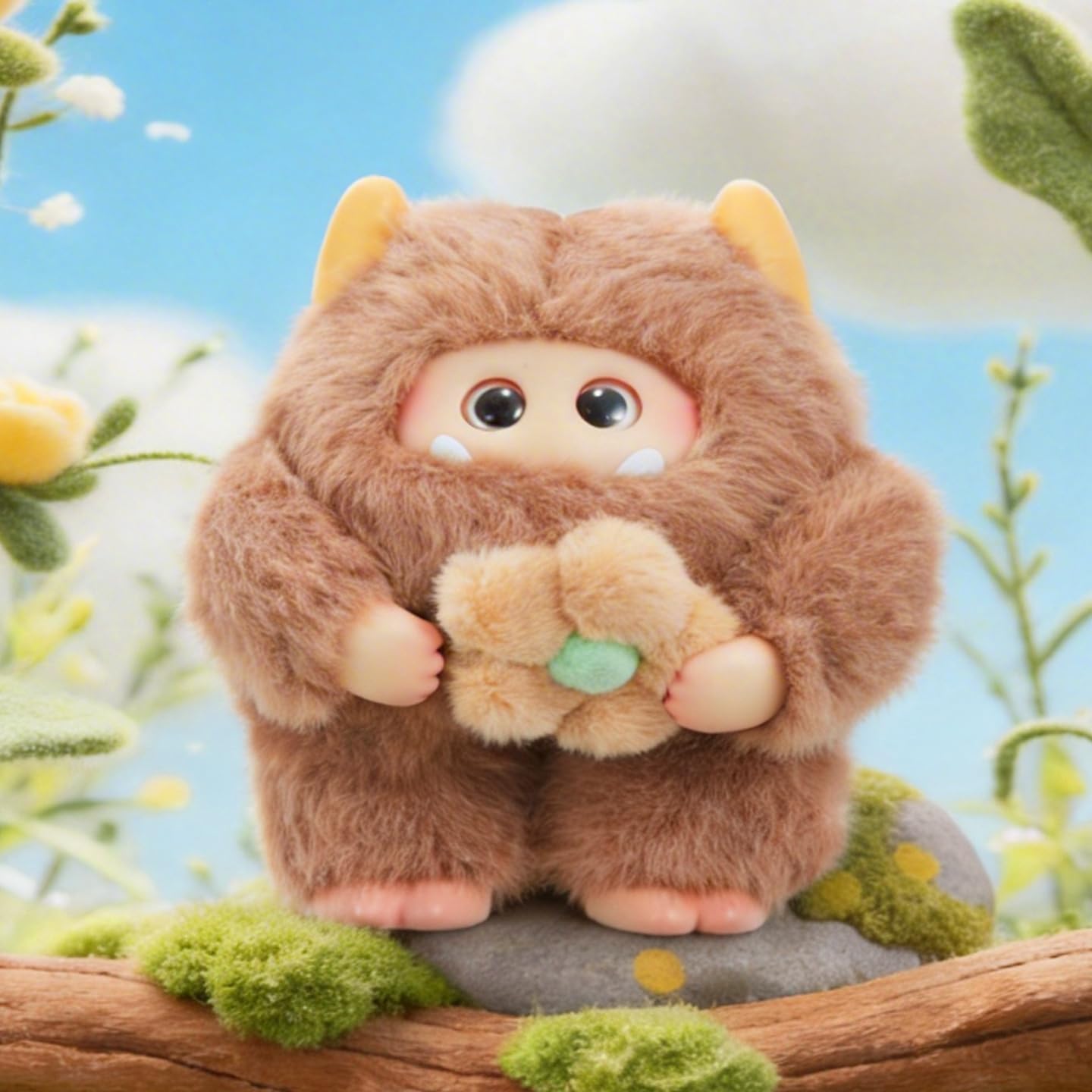 Giggle Monster Marshmallow Dreams Series Vinyl Plush Blind Box Random Design Action Figures Collectible Toys Home Decorations Holiday Birthday Gifts (Whole Set)