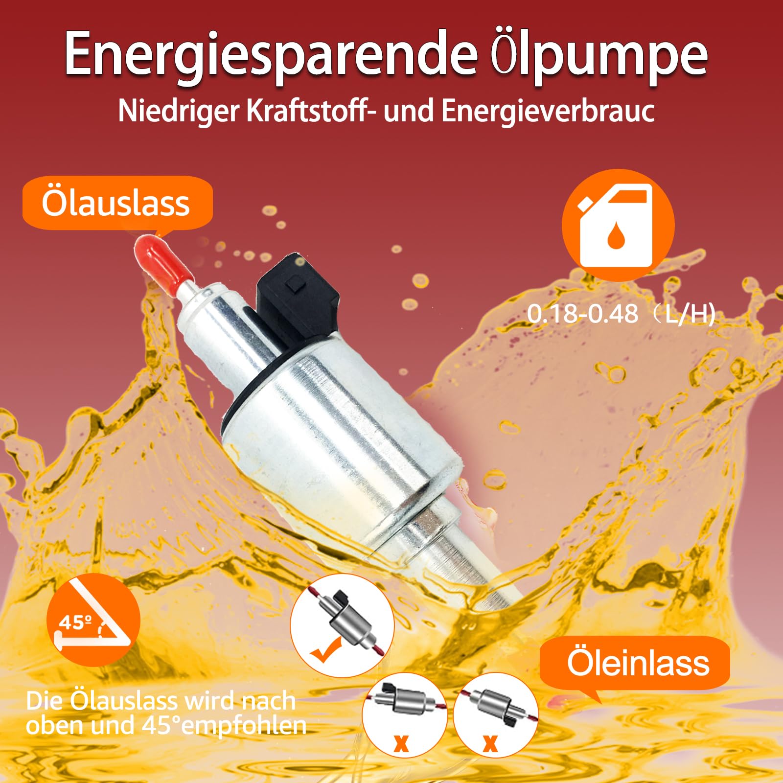 Dieselheizung All-in-One 8KW 12V, 8000W Diesel-Luft-Auto-Parkheizung mit verbessertem LCD-Schalterdisplay und Fernbedienung, schnelles Aufheizen, für Wohnmobil, Garage, LKW, Boot(Rot