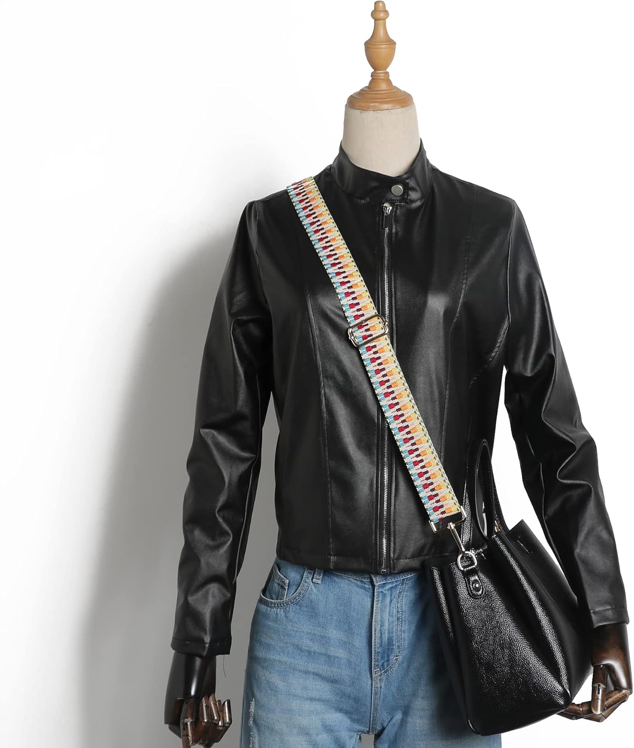 Miniatura 4 de Correa de repuesto para bolso, correa ancha para el hombro, correas de lona ajustables, correas de repuesto para bolso