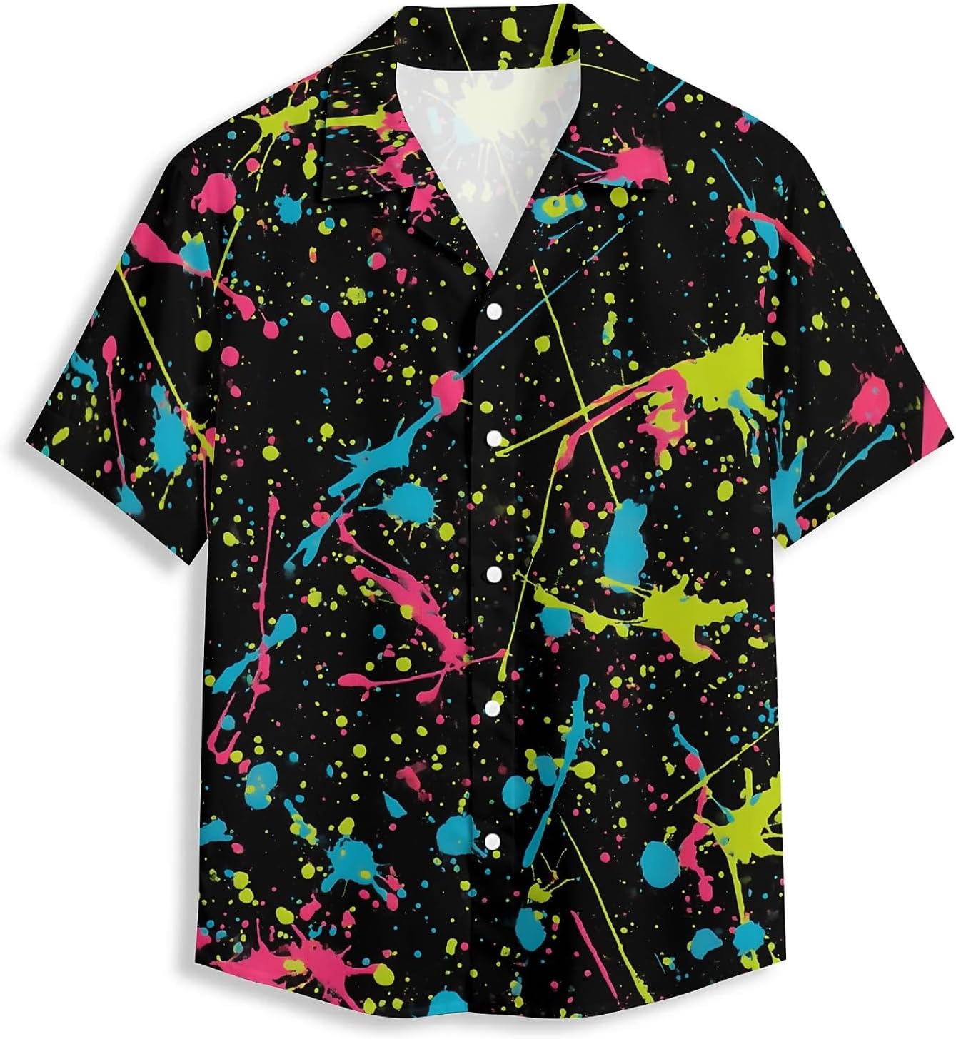 Hawaiian Shirts for Men Short Sleeve Aloha Beach Shirt Summer Casual Button Down Shirts