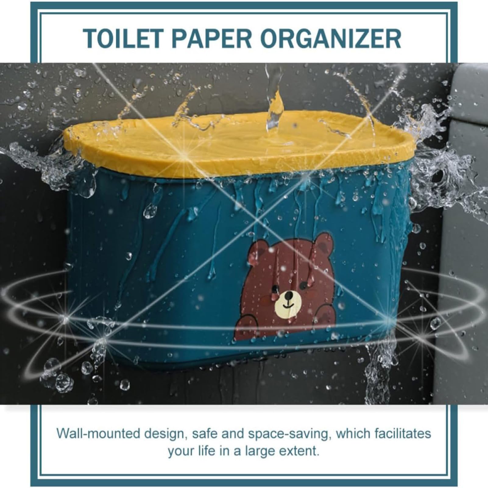 Mensola per Toilette Senza forare, Supporto da Parete Multifunzionale per Carta igienica, Rotolo di Carta igienica Impermeabile, Adatto per Il Bagno di casa,Rosa
