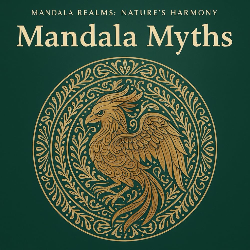 Mandala Myths: A Mythology-Inspired Colouring Book for Adults & Teens: Intricate Mandalas, Legendary Creatures, and Mystical Designs for Relaxation, Mindfulness & Stress Relief (Mandala Realms)
