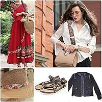 Vista 6 de Correa de algodón, correas clásicas de 1.5 pulgadas y 2 pulgadas de alta resistencia, perfectas para manualidades y costura, correa de bolso