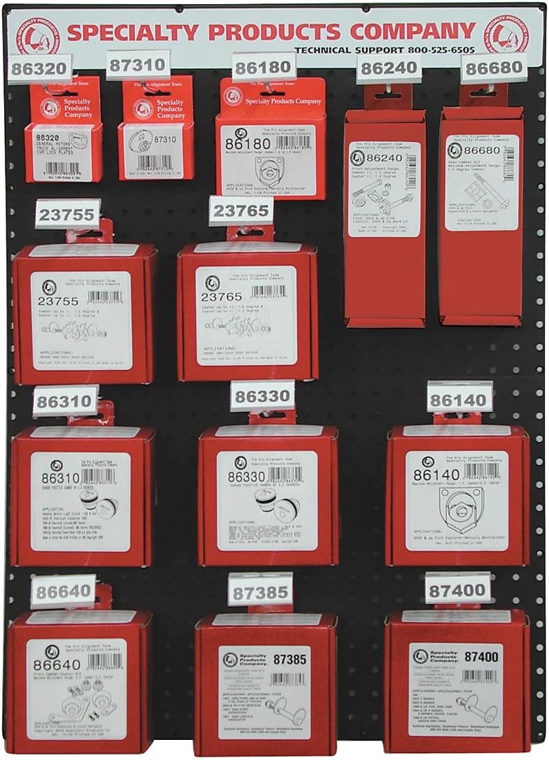 Specialty Products Company 88270 Cam Kit Assortment Board for SUV and Truck