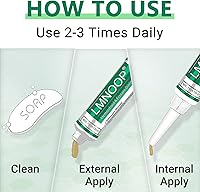 Vista 7 de LMNOOP® Ungüento para tratamiento de hemorroides, tratamiento de máxima fuerza y alivio rápido para el dolor, picazón, ardor, hinchazón, fisura