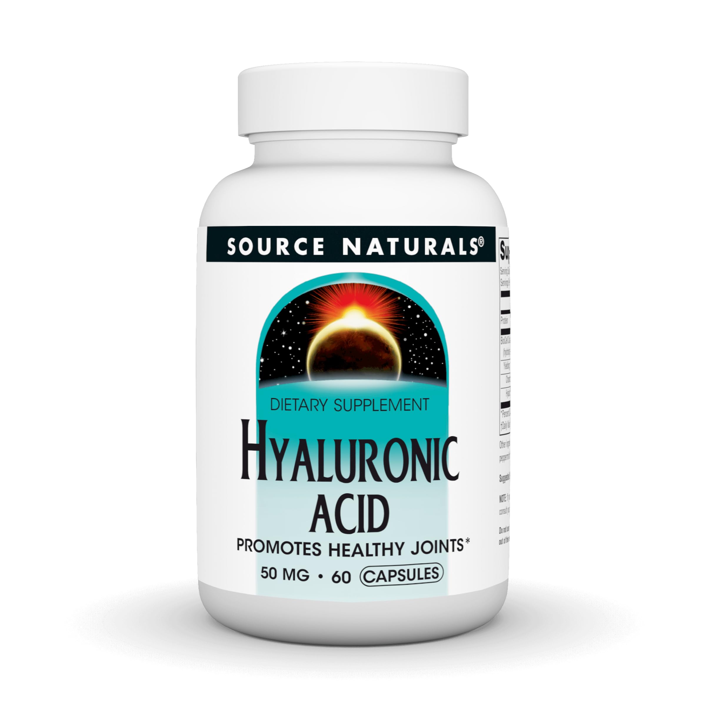 Source Naturals Hyaluronic Acid, 50 mg - 30 Capsules 30 Count (Pack of 1)