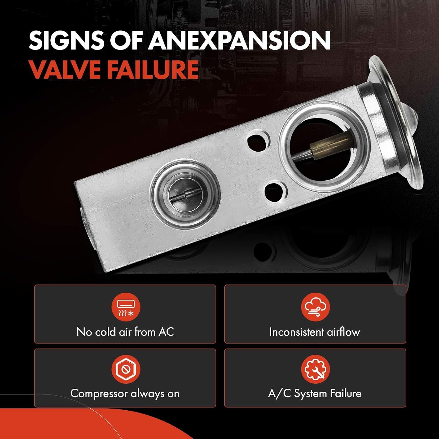 A-Premium AC Expansion Valve Compatible with Jeep Grand Cherokee 2002 2003 2004