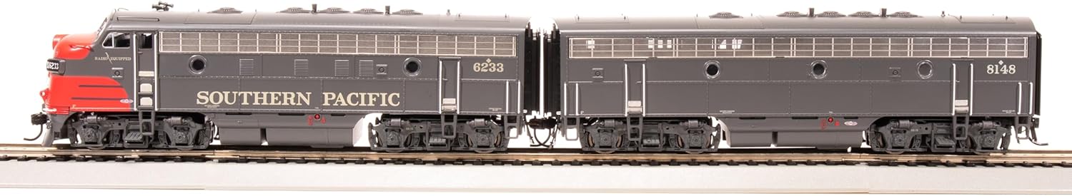 Broadway Limited 8196 EMD F7 AB, SP 6233/8148, Bloody Nose, A-Unit Paragon4 Sound/DC/DCC, Unpowered B, HO Scale